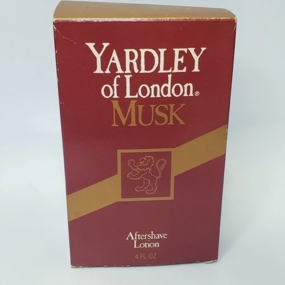 Yardley of London Musk Aftershave Lotion 4 FL OZ Vintage New Old Stock with Box